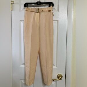Talbots cream color wool pants 2P NWT